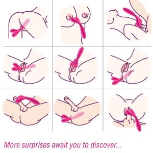 Armony Massagers Y-Wand Dubbelkop Vibrator Fuchsia Armony Massagers Y-Wand Dubbelkop Vibrator Fuchsia - Afbeelding 2