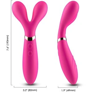 Armony Massagers Y-Wand Dubbelkop Vibrator Fuchsia