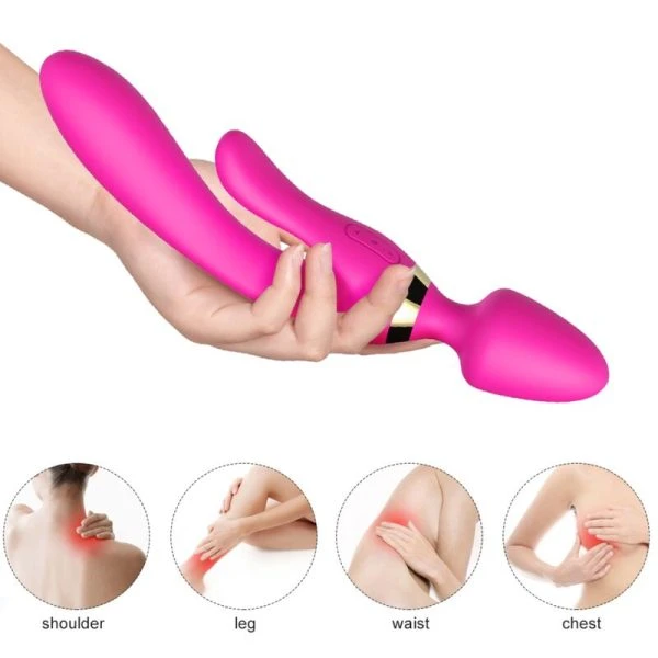 Armony Massagers Rabbit Vibrator Fuchsia met 18 modi en USB-opladen