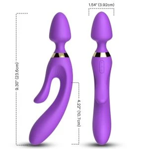 Armony Massagers Kaninchen-Vibrator Auflegevibrator Lila