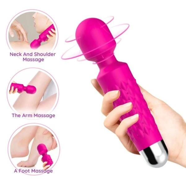 img_163751_5bca5b3c07f77a93620321eb73bcda59_1.jpg Armony Massagers Postman Massager & Vibrator met superflexibele kop, Fuchsia
