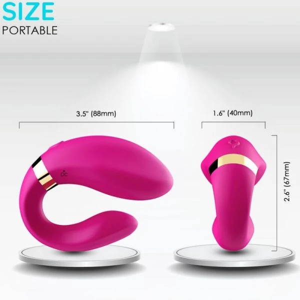 Armony Paarvibrator met afstandsbediening Fuchsia