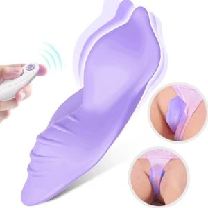 Armony Wearables Whisper Lay-On Vibrator with Remote Control, Purple