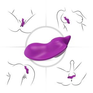 Armony Wearables Butterfly Opbindvibrator met Afstandsbediening paars Armony Wearables Butterfly Opbindvibrator met Afstandsbediening paars - Afbeelding 2
