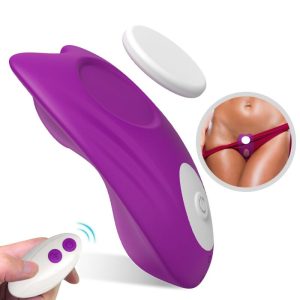 Armony Wearables Butterfly Opbindvibrator met Afstandsbediening paars Armony Wearables Butterfly Opbindvibrator met Afstandsbediening paars - Afbeelding 1