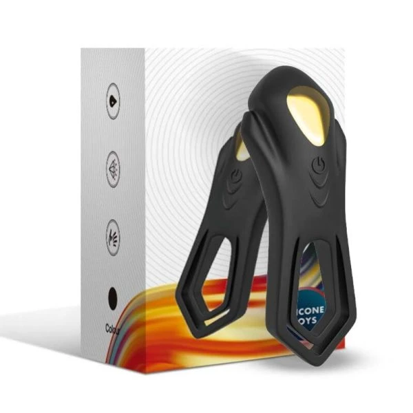 Armony for Him Penisring Roadster Vibrator met dubbele ring en afstandsbediening Zwart