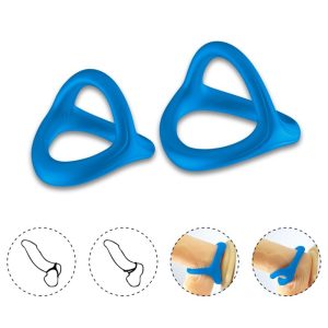 Armony FOR HIM Tresor Dubbele siliconenring penisring blauw Armony FOR HIM Tresor Dubbele siliconenring penisring blauw - Afbeelding 3