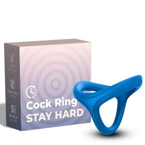 Armony FOR HIM Tresor Dubbele siliconenring penisring blauw