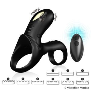 Armony FOR HIM Double Vibrator Ring Ranger for Couples, black Armony FOR HIM Double Vibrator Ring Ranger for Couples, black - Image 1