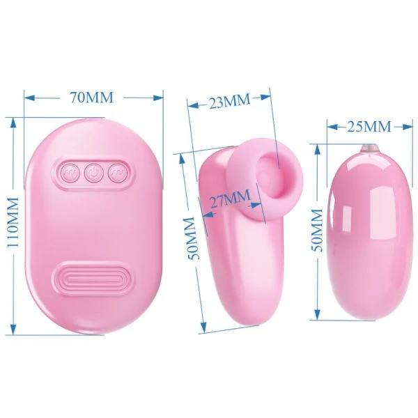 Remote Control Pretty Love Magic BOX Trilkogel & Roze Stimulator