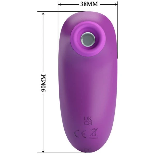 Romance Adora Mini Violet Klitoris-Sauger mit 7 Modi Violett Romance Adora Mini Violet Klitoris-Sauger mit 7 Modi Violett