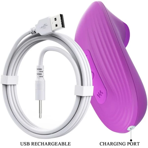 Romance Adora Mini Violet Klitoris-Sauger mit 7 Modi Violett Romance Adora Mini Violet Klitoris-Sauger mit 7 Modi Violett