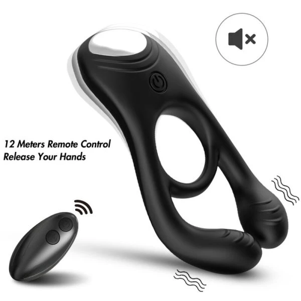 img_164018_8b47178001ce244dbb7734a60cf7731a_1.jpg Armony for Him Veyron dubbele vibrator-penisring voor paren met afstandsbediening zwart