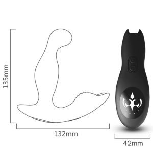 Armony Anal Prostata-Vibrator King mit Rotator und Fernbedienung, schwarz – Bild 3