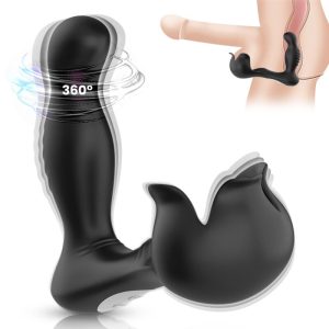 Armony FOR HIM Surround Vibrator Anale- en teelbalstimulator met afstandsbediening zwart Armony FOR HIM Surround Vibrator Anale- en teelbalstimulator met afstandsbediening zwart - Afbeelding 2