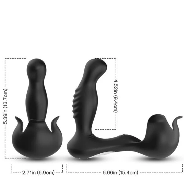 Armony FOR HIM Surround Vibrator Anale- en teelbalstimulator met afstandsbediening zwart