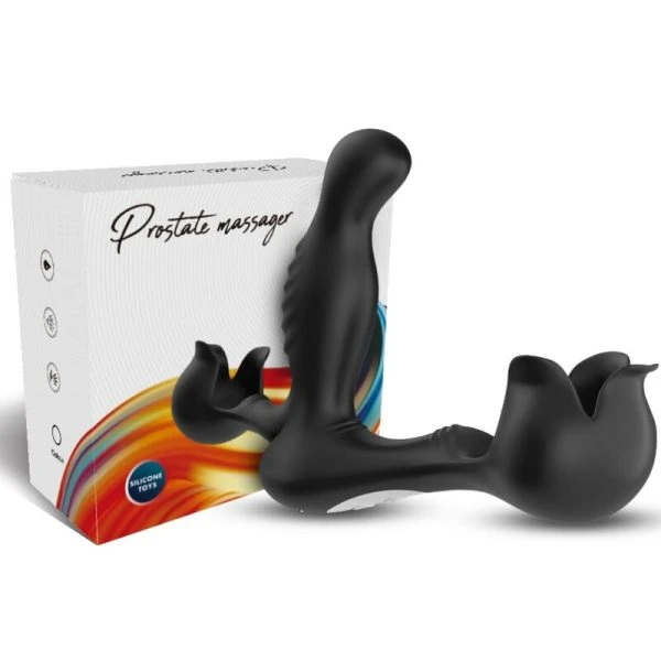 Armony FOR HIM Surround Vibrator Anale- en teelbalstimulator met afstandsbediening zwart