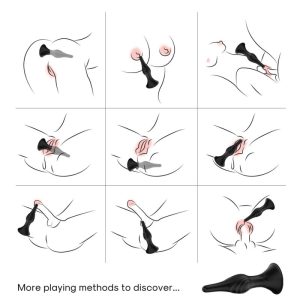 Armony Anale Vibrator en Anale Plug met Afstandsbediening Zwart Armony Anale Vibrator en Anale Plug met Afstandsbediening Zwart - Afbeelding 2