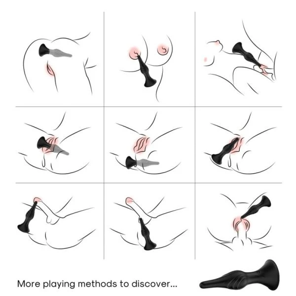 Armony Anale Vibrator en Anale Plug met Afstandsbediening Zwart Armony Anale Vibrator en Anale Plug met Afstandsbediening Zwart