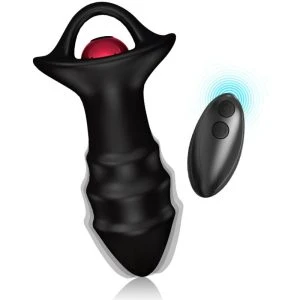 Armony Anal Kylin Fingervibrator & Analplug mit Fernbedienung Schwarz