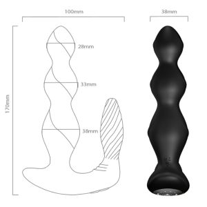 Armony Anal Vibrator Analplug mit Fernbedienung, schwarz Armony Anal Vibrator Analplug mit Fernbedienung, schwarz – Bild 4