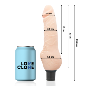 Loveclone Daven Dildo met zelf-smering realistisch 23,8 cm Loveclone Daven Dildo met zelf-smering realistisch 23,8 cm - Afbeelding 2