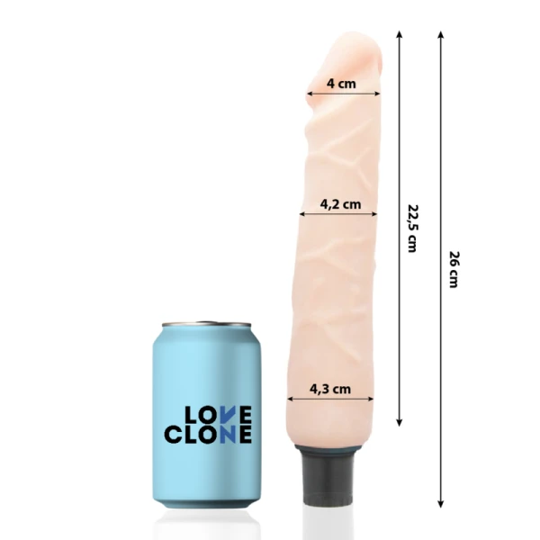 Loveclone Jansen Zelfsmerende Vibrator 26 x 4,3 cm