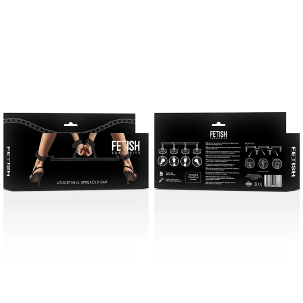Fetish Submissive Bondage Verstellbare Trennstange 4 Stück modulares Fessel-Set