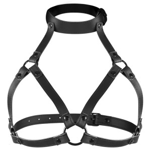 Fetish Submissive Bondage Verstellbarer Brustgurt aus veganem Leder Fetish Submissive Bondage Verstellbarer Brustgurt aus veganem Leder – Bild 4