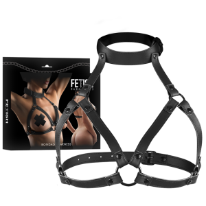 Fetish Submissive Bondage Verstellbarer Brustgurt aus veganem Leder Fetish Submissive Bondage Verstellbarer Brustgurt aus veganem Leder – Bild 2