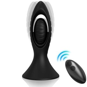 Armony Anal Vibrator with Anal Plug Silicone Black Armony Anal Vibrator with Anal Plug Silicone Black - Image 1