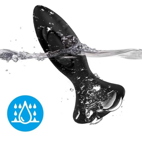 Armony Anal Vibrator with Anal Plug Silicone Black Armony Anal Vibrator with Anal Plug Silicone Black