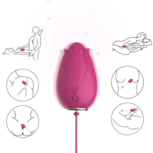 Armony Stimulators Mandala Eivibrator G-spot met afstandsbediening Fuchsia