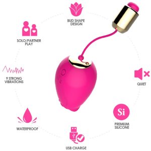 Armony Stimulators Mandala Eivibrator G-spot met afstandsbediening Fuchsia Armony Stimulators Mandala Eivibrator G-spot met afstandsbediening Fuchsia - Afbeelding 3