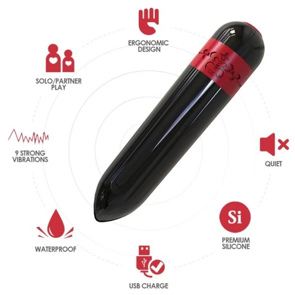 Armony Stimulators Raketenvibrator Bullet Schwarz