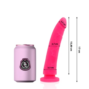 Deltaclub Siliconen Dildo medische siliconen 17 cm roze