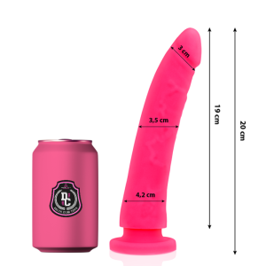Deltaclub Siliconen Dildo medisch siliconen 20 cm lengte 4 cm diameter Roze Deltaclub Siliconen Dildo medisch siliconen 20 cm lengte 4 cm diameter Roze - Afbeelding 1