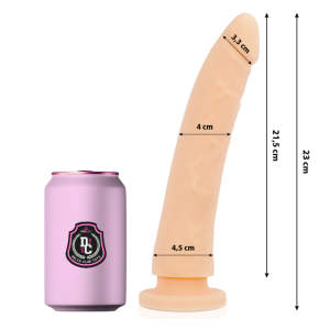 Deltaclub Natuurlijke siliconen dildo 23 cm x 4,5 cm medische siliconen Deltaclub Natuurlijke siliconen dildo 23 cm x 4,5 cm medische siliconen - Afbeelding 1