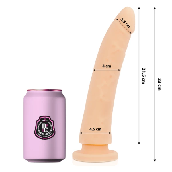 img_164330_938b0f6f757787ff936fe472d0547dd4_1.png Deltaclub Natuurlijke siliconen dildo 23 cm x 4,5 cm medische siliconen
