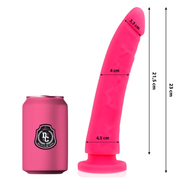 img_164331_327dc27039c3b07ff2f07240a9c92b36_1.png Deltaclub siliconen dildo medisch siliconen 23 cm x 4,5 cm roze