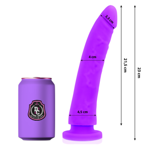 Deltaclub Silikon-Dildo mit natürlicher Form, 23 cm, lila Deltaclub Silikon-Dildo mit natürlicher Form, 23 cm, lila – Bild 1