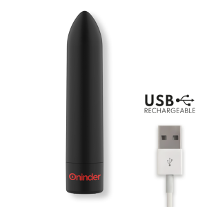 Oninder Berlin Bullet Vibrator zwart 8,5 cm, 9 standen, app-bediening Oninder Berlin Bullet Vibrator zwart 8,5 cm, 9 standen, app-bediening - Afbeelding 7