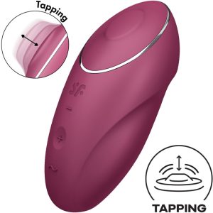 Satisfyer Layons Tap & Climax 1 Opgelegvibrator met kopfunctie rood Satisfyer Layons Tap & Climax 1 Opgelegvibrator met kopfunctie rood - Afbeelding 4