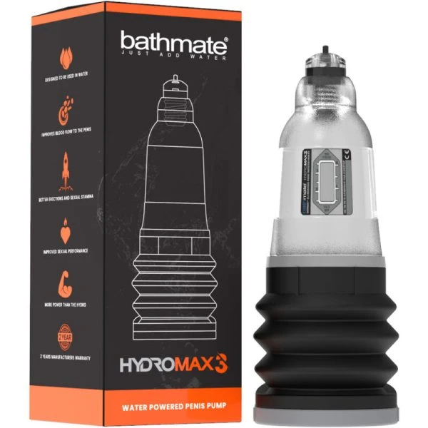 Bathmate Hydromax 3 Penispumpe transparent, 3 bis 8 cm Bathmate Hydromax 3 Penispumpe transparent, 3 bis 8 cm
