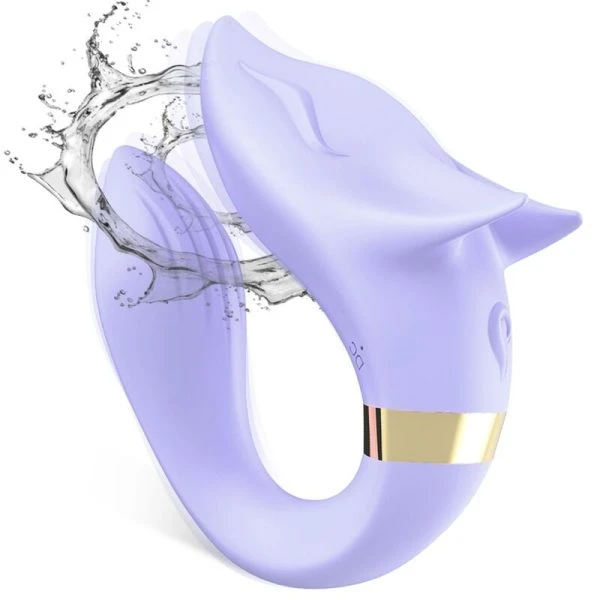 Armony Fox Paarvibrator met afstandsbediening, Paars