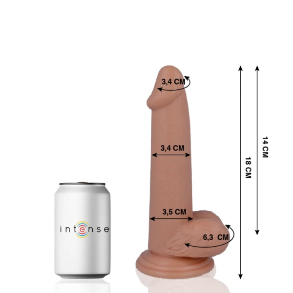 Mr. Intense Realistic Dildo 18 x 3,4 cm met zuignap