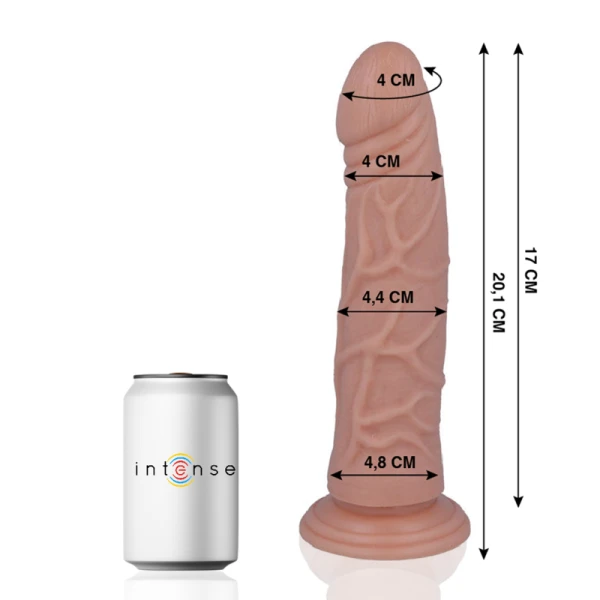 MR. Intense Dildos Realistische rubberen dildo met zuignap 20,1 x 4,4 cm