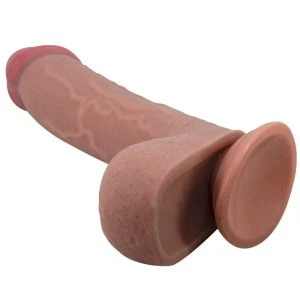 Pretty Love Realistische dildo met zuignap, bruin