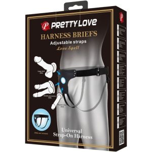 Harness Collection Pretty Love Love Spell verstelbare Strap-On-riem zwart Harness Collection Pretty Love Love Spell verstelbare Strap-On-riem zwart - Afbeelding 5