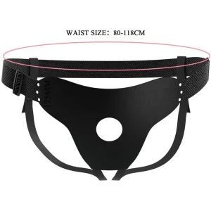 Harness Collection Pretty Love Love Spell verstellbarer Strap-On-Gurt schwarz